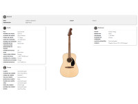 Fender California Standard Redondo BPG Natural Fender California Standard Redondo BPG Natural